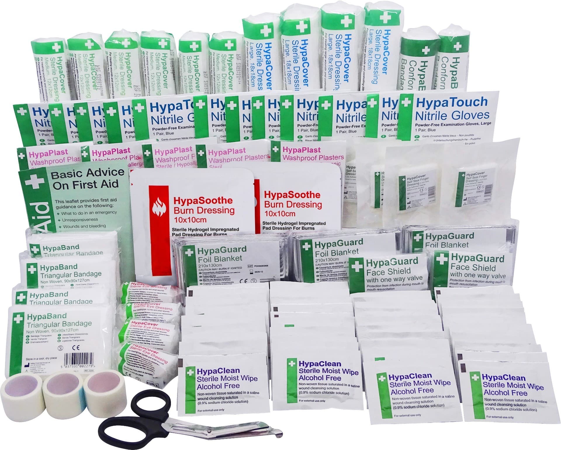 British Standard Workplace First Aid Kit Refills
