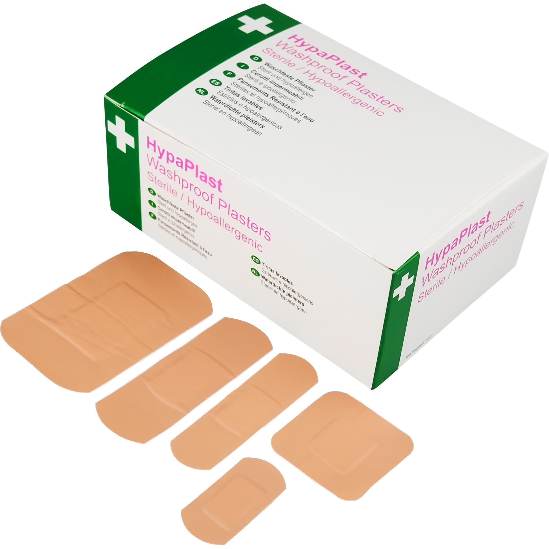 HypaPlast Box of 100 Assorted Plasters