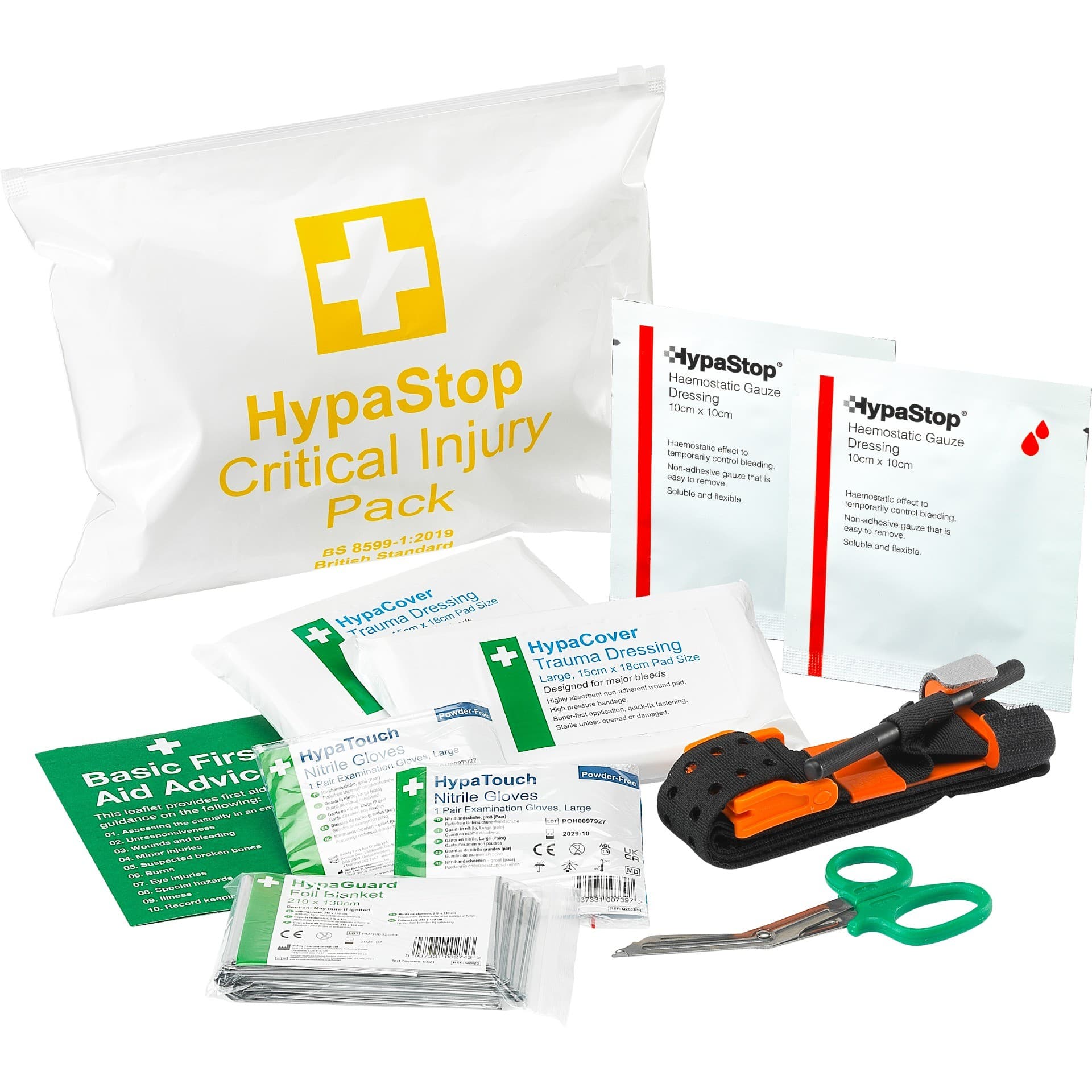 HypaStop Critical Bleed Injury Packs