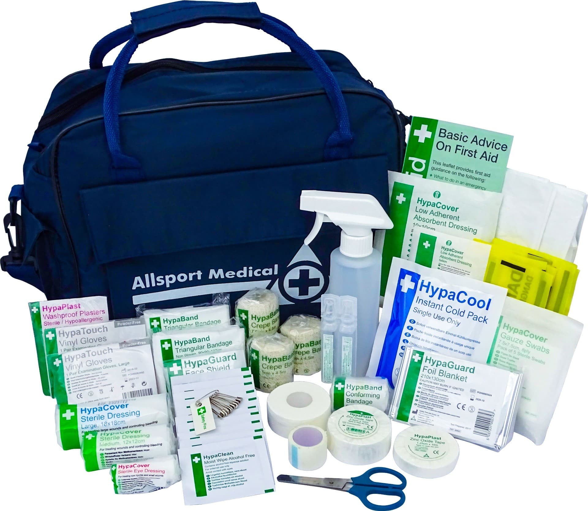 Approved County F.A. Football First Aid Kits with Large Sports Bags