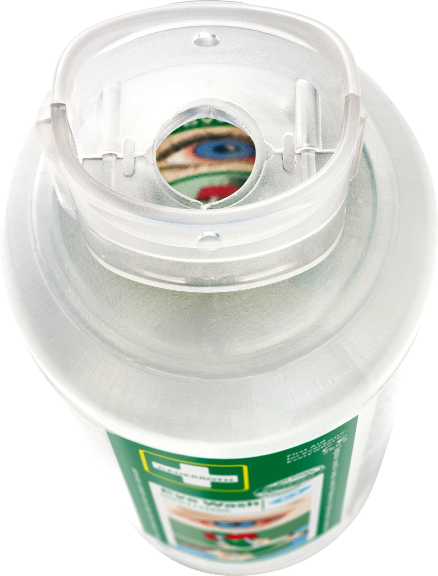 Cederroth Eyewash Bottle 500ml  - with Wall Bracket and Sign