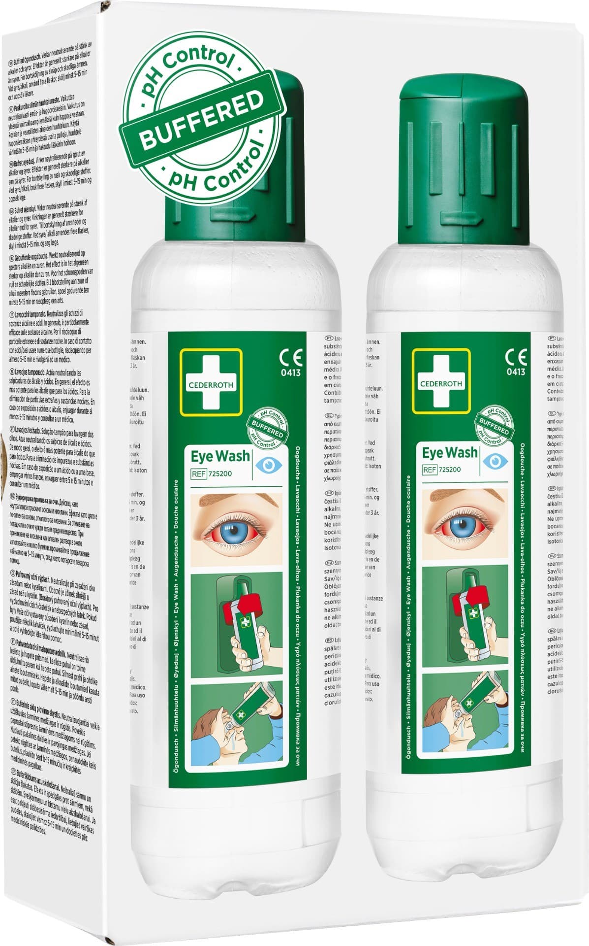 Cederroth Eyewash | Pack of 2  x 500ml