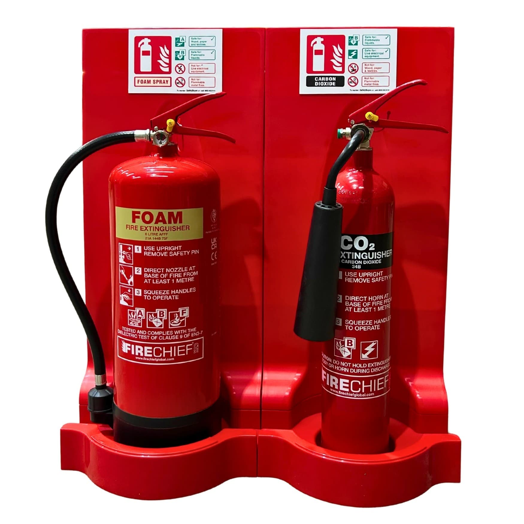 Fire Extinguishers with Modulex Stands & Signs Bundle Deals