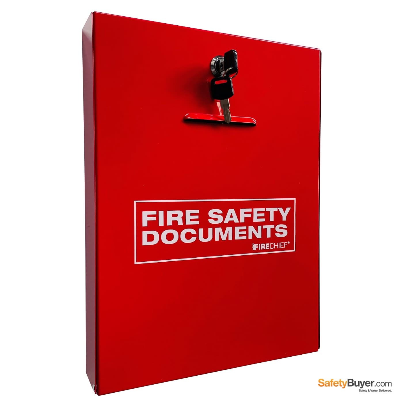 Metal Fire Safety Document Holders - Lockable