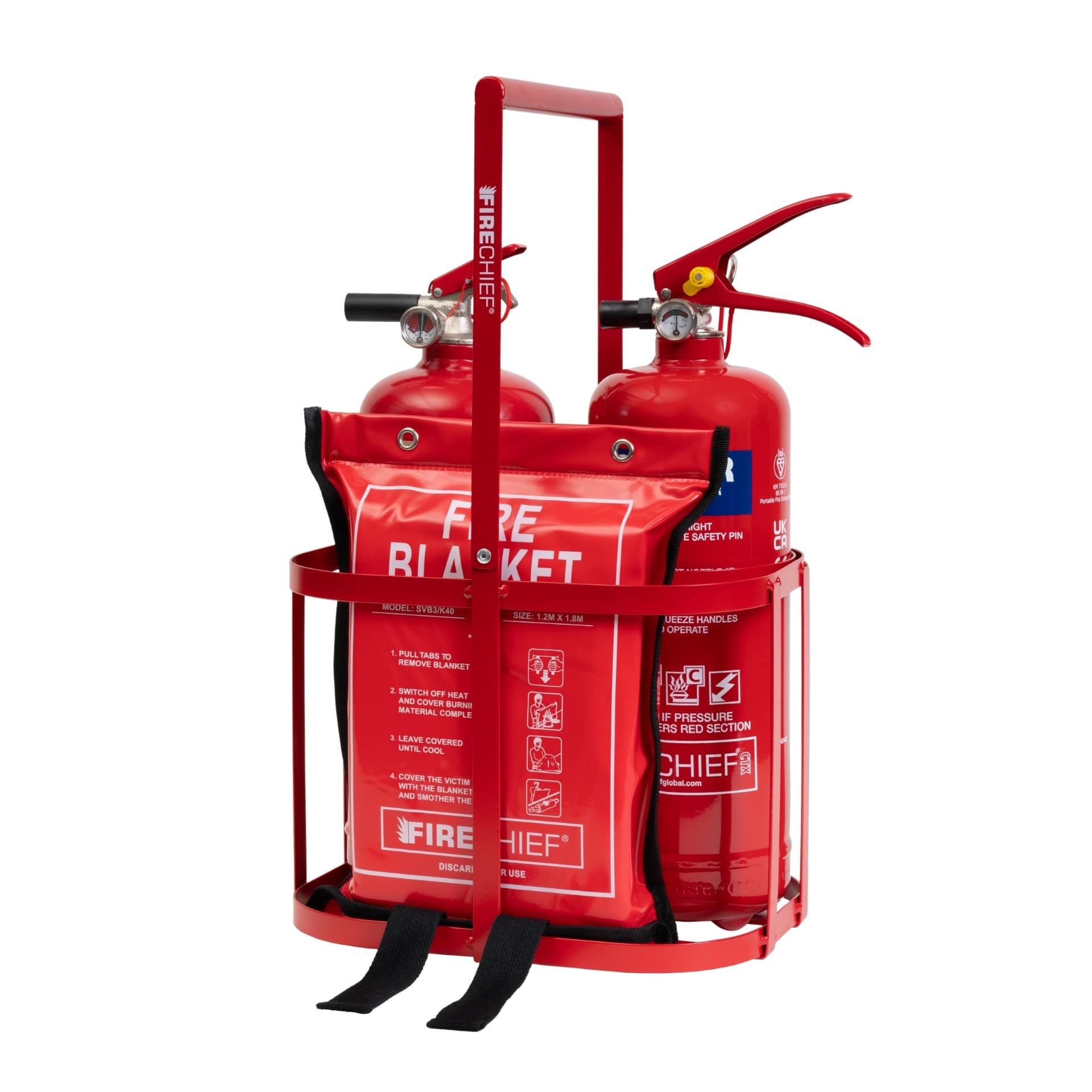 Firechief Hot Work Kit - Multi Extinguisher with Welding Blanket