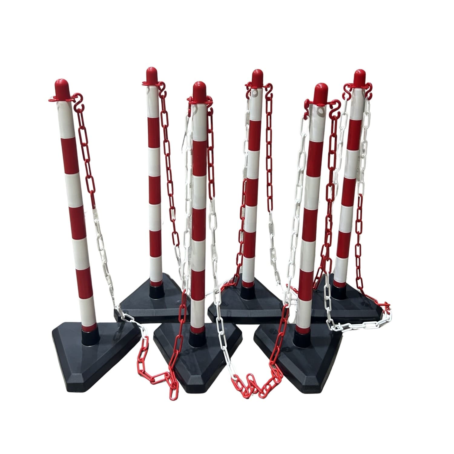 GUARDA Chain Posts with Concrete Base Barrier Kits