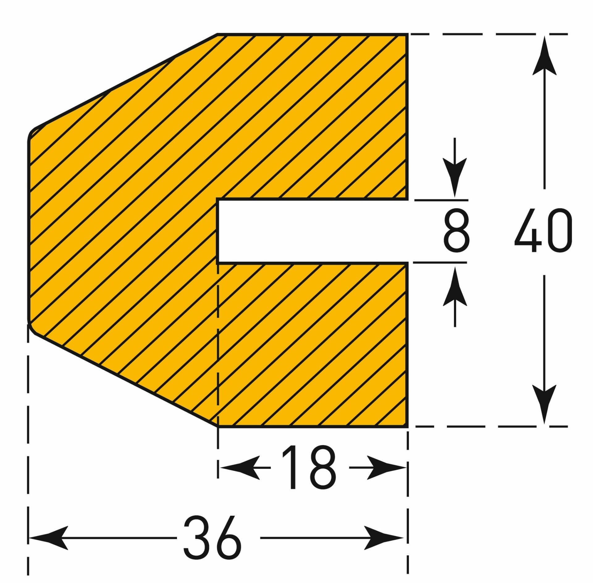 Trapeze Foam PUSH-FIT Impact Protectors (Small)