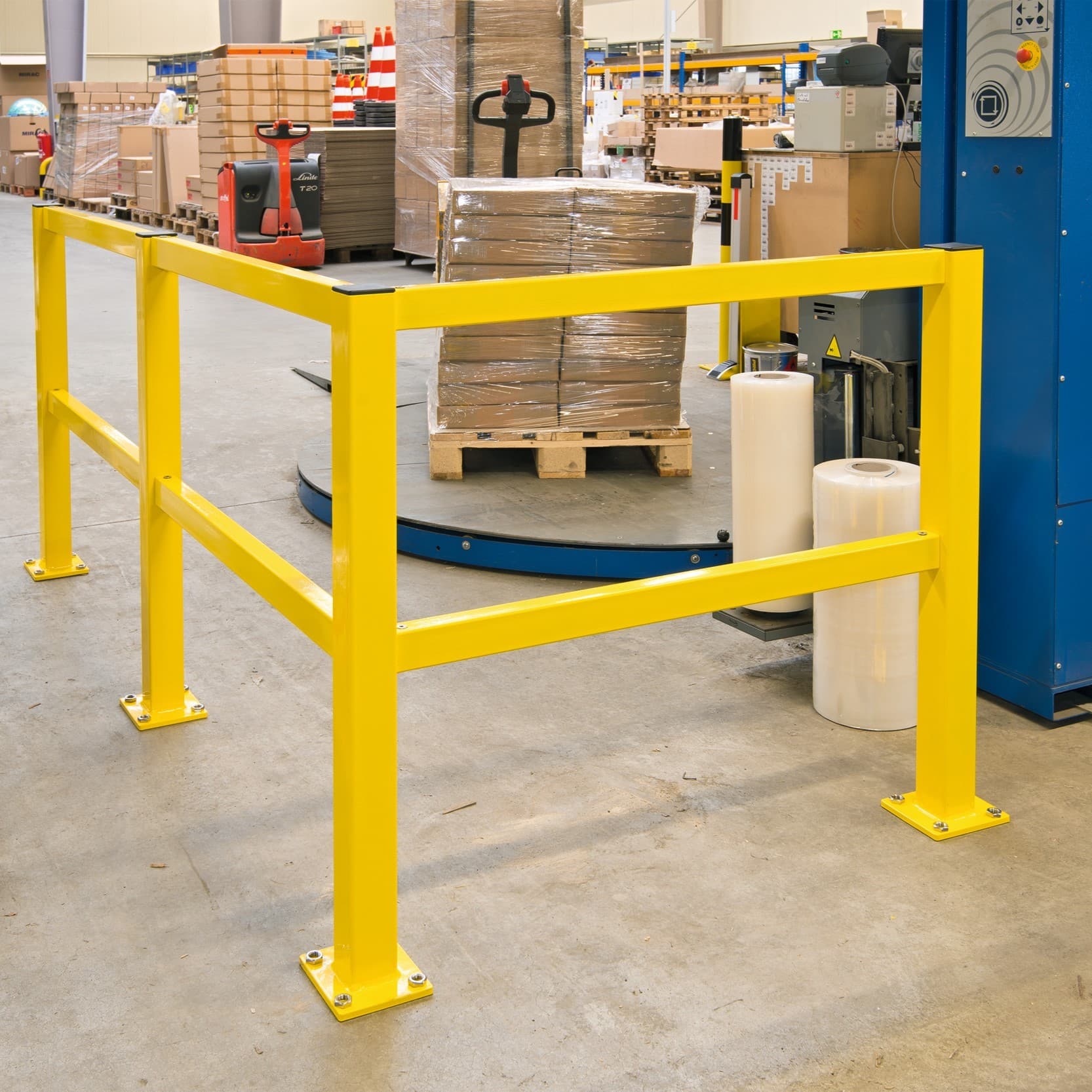 Modular Medium Duty Impact Protection Railing System (Internal)