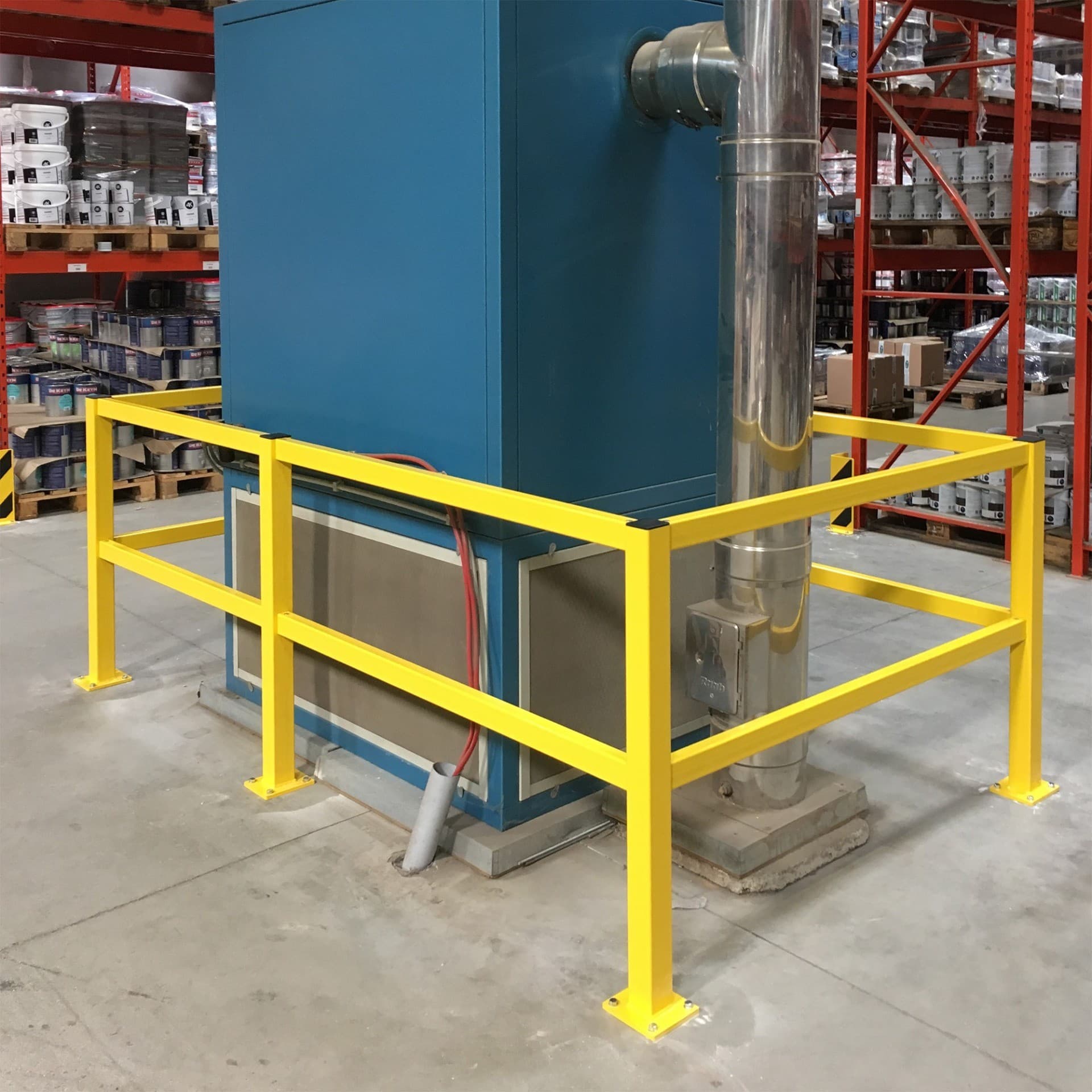 Modular Medium Duty Impact Protection Railing System (Internal)