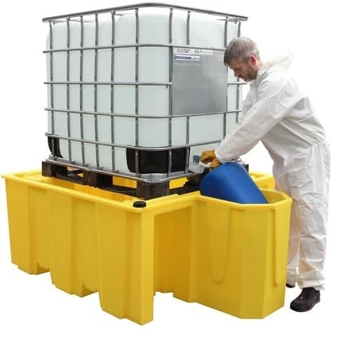 Romold | BB1D | IBC Spill Pallets with Integrated Dispensing Area