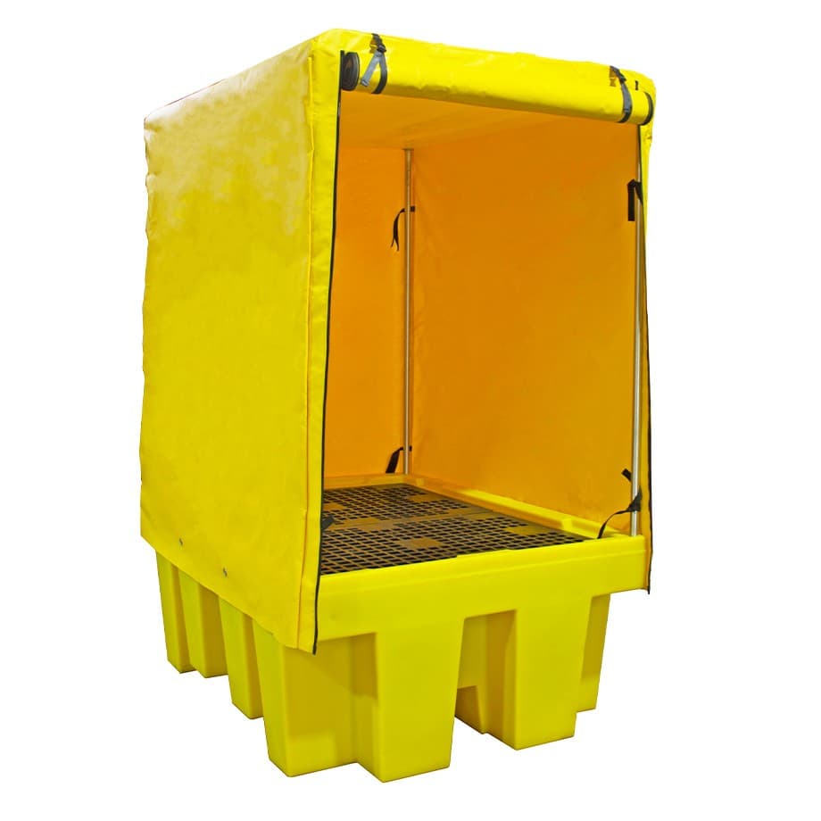 Romold | BB1C | Single IBC Covered Spill Pallets
