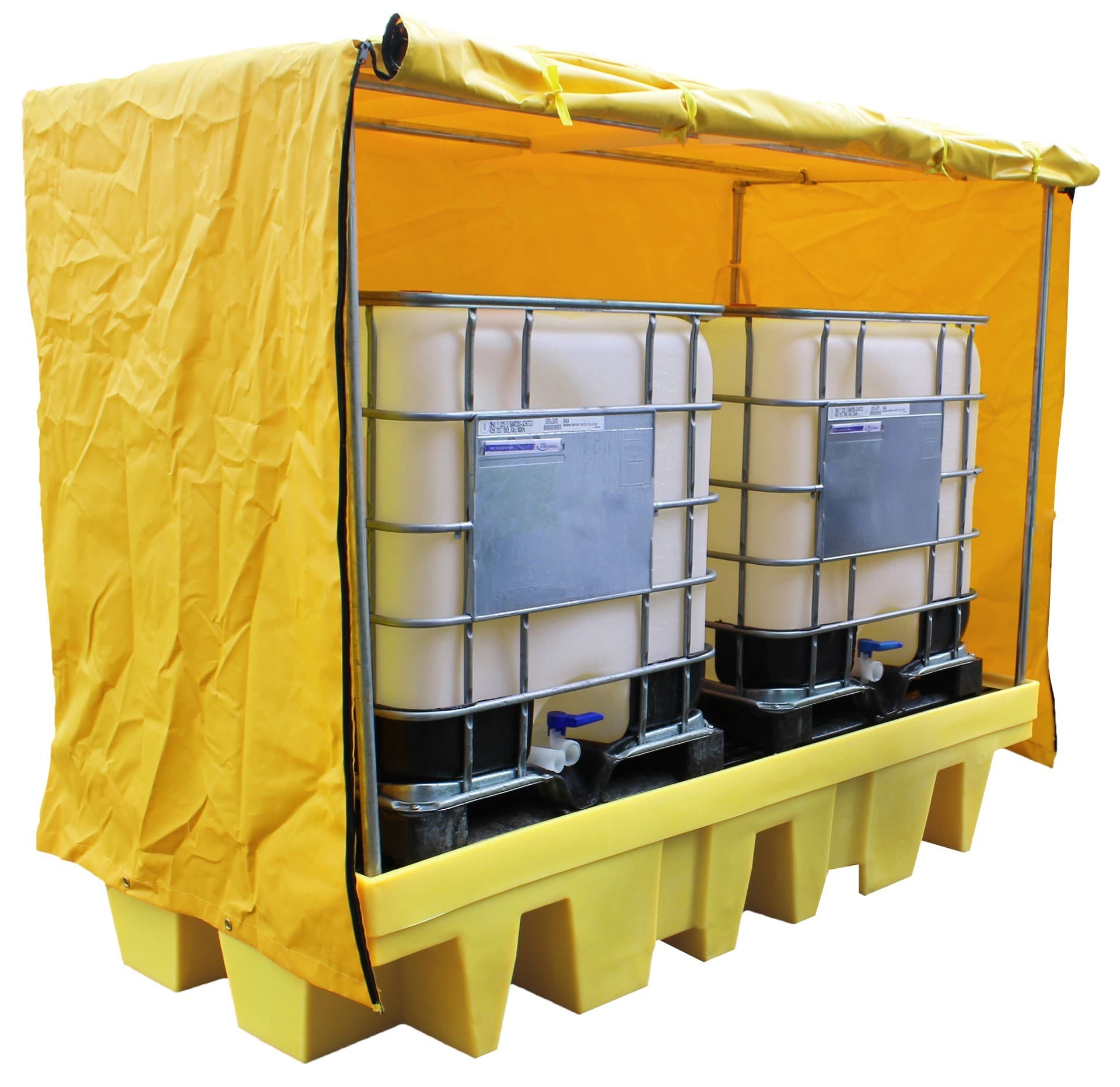 Romold | BB2C | Double IBC Covered Spill Pallets