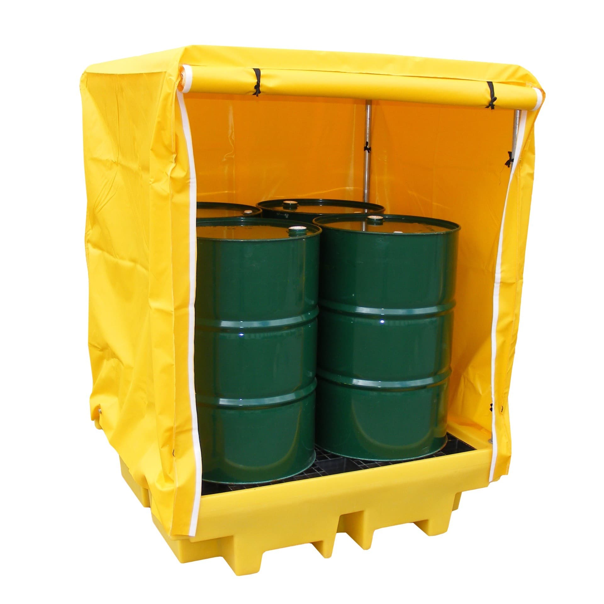 Romold | BP4C | 4 Drum Covered Spill Containment Pallets