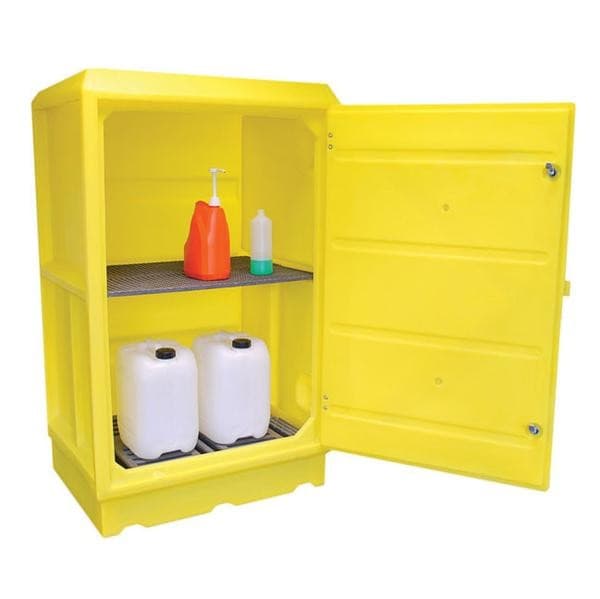 Romold | PSC5 | 1.5m High Polyethylene Storage Cabinets with 100 Litre Sump