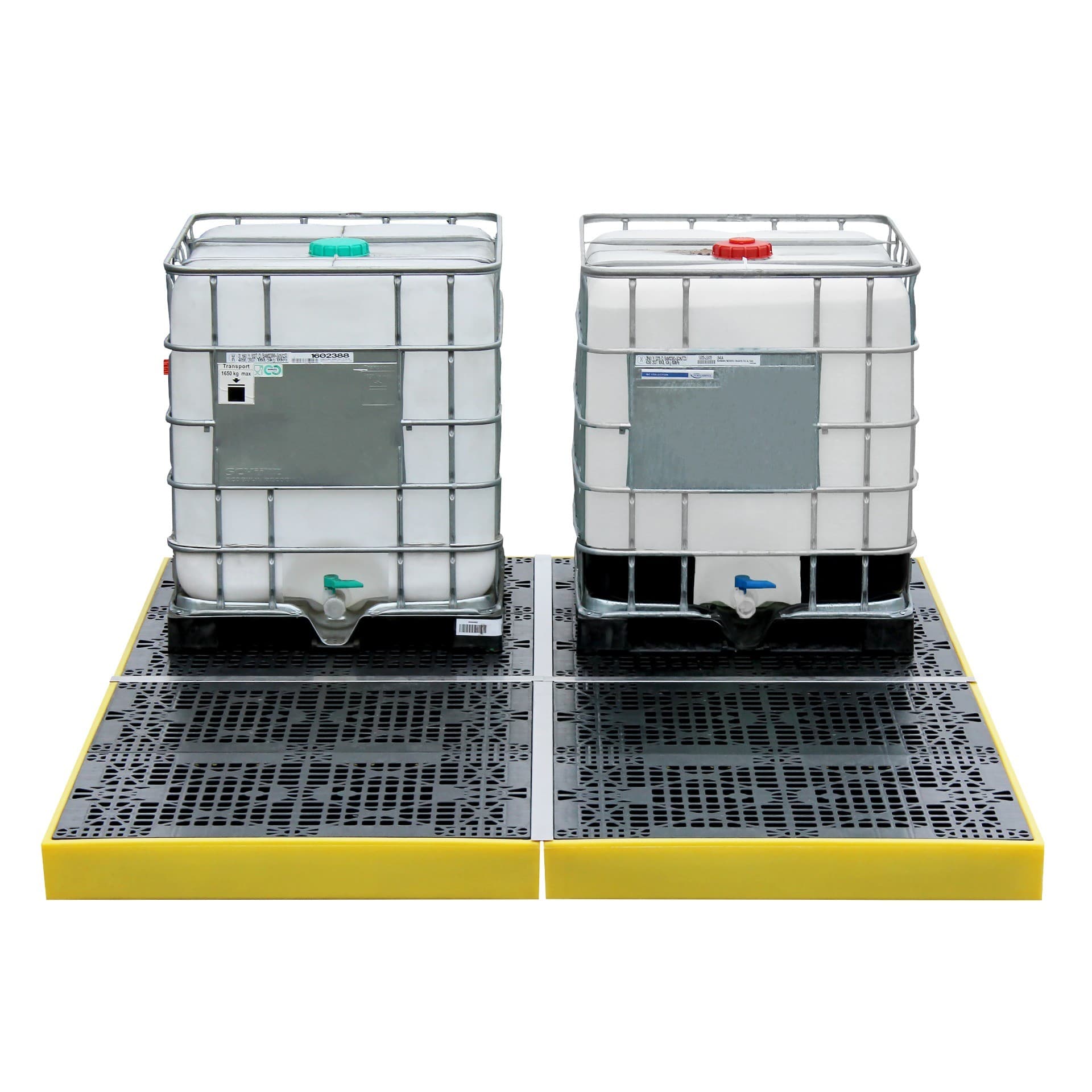 example of 4 x 4 drum flooring joined together