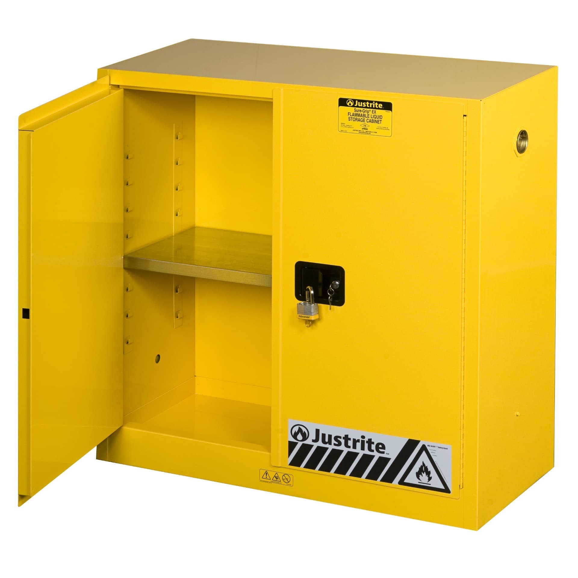 Justrite Flammable Storage Cabinets | 1118 x 1092 x 457mm (HxWxD)