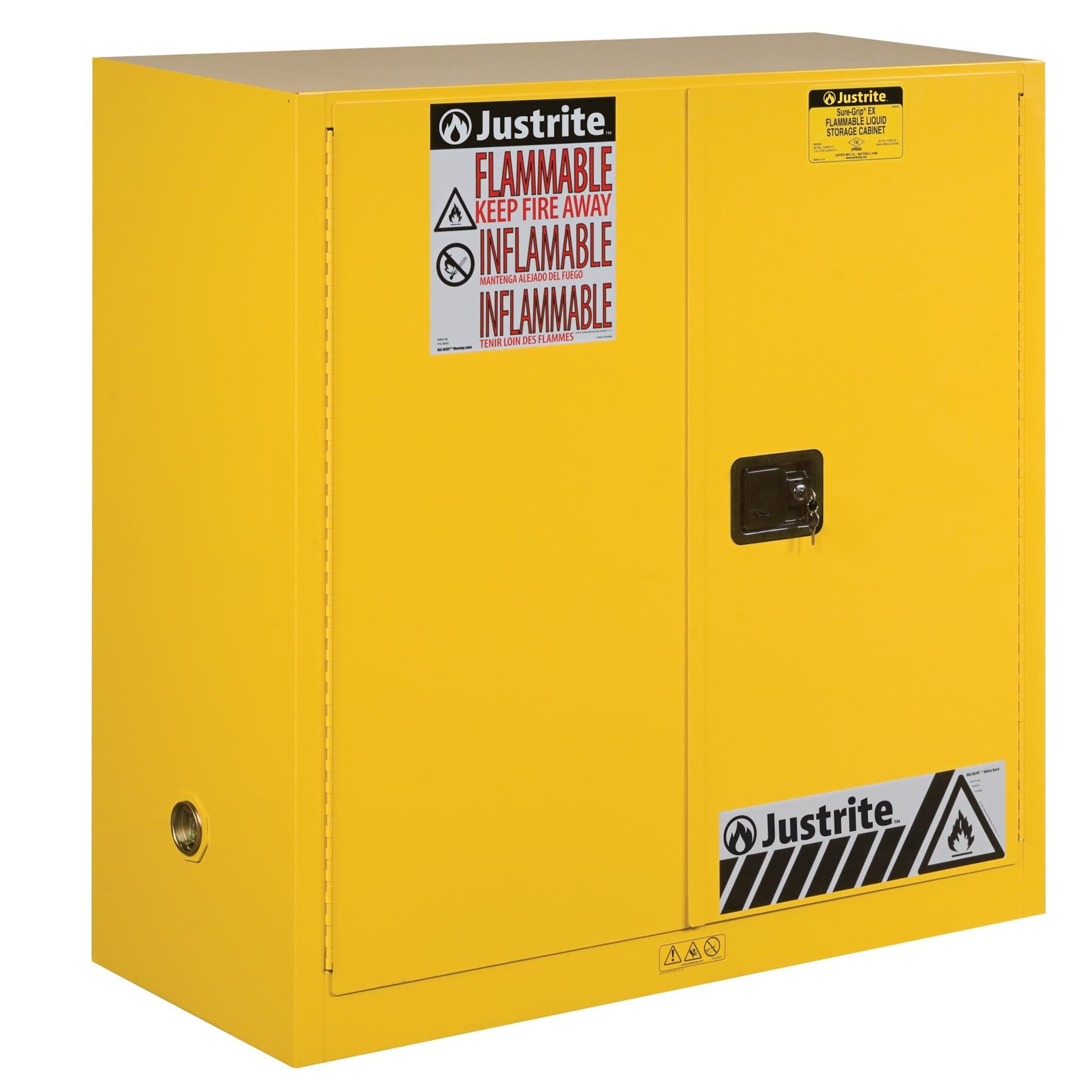 Justrite Flammable Storage Cabinets | 1118 x 1092 x 457mm (HxWxD)