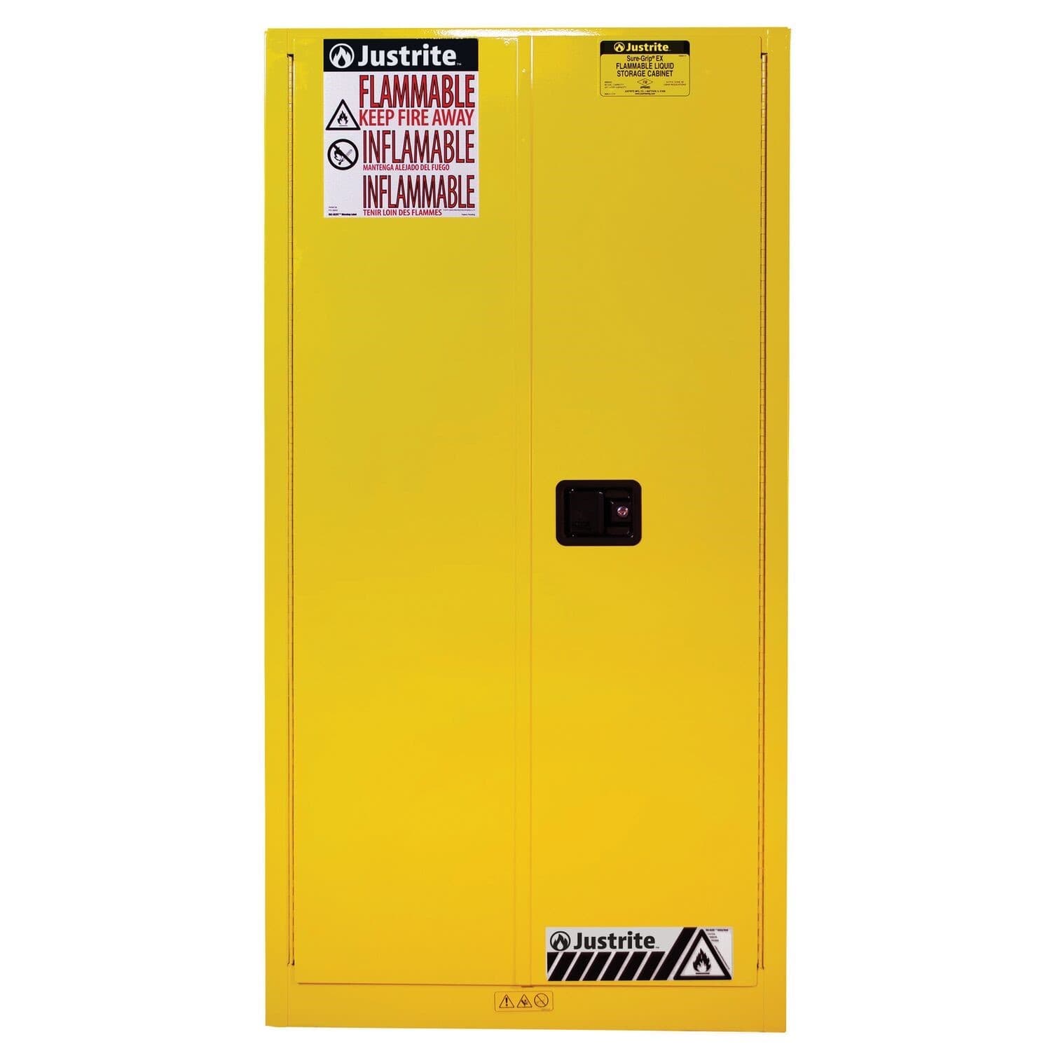 Justrite Flammable Storage Cabinets | 1651 x 864 x 864mm (HxWxD)