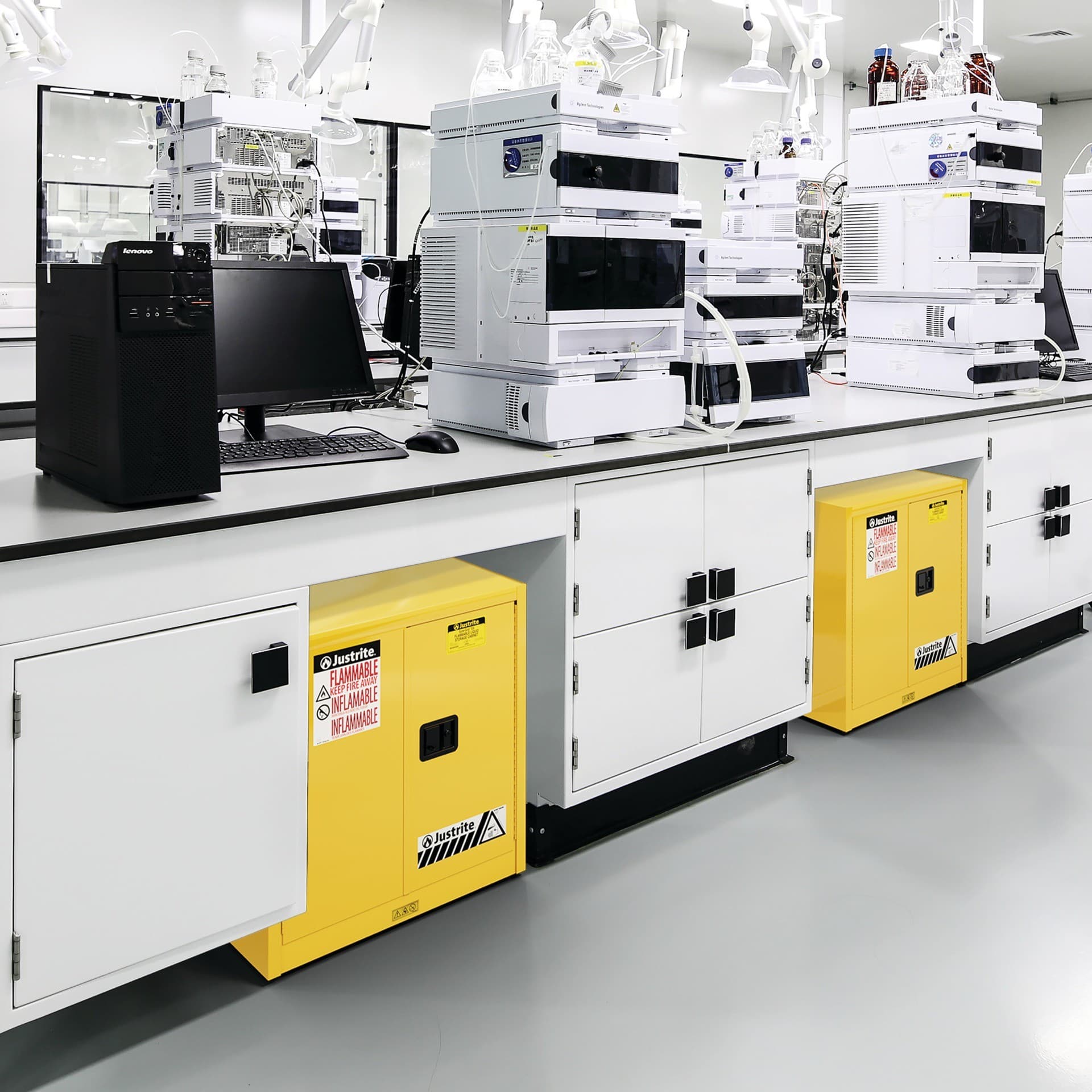 Justrite Undercounter Flammable Storage Cabinets | 560 x 890 x 890mm (HxWxD)