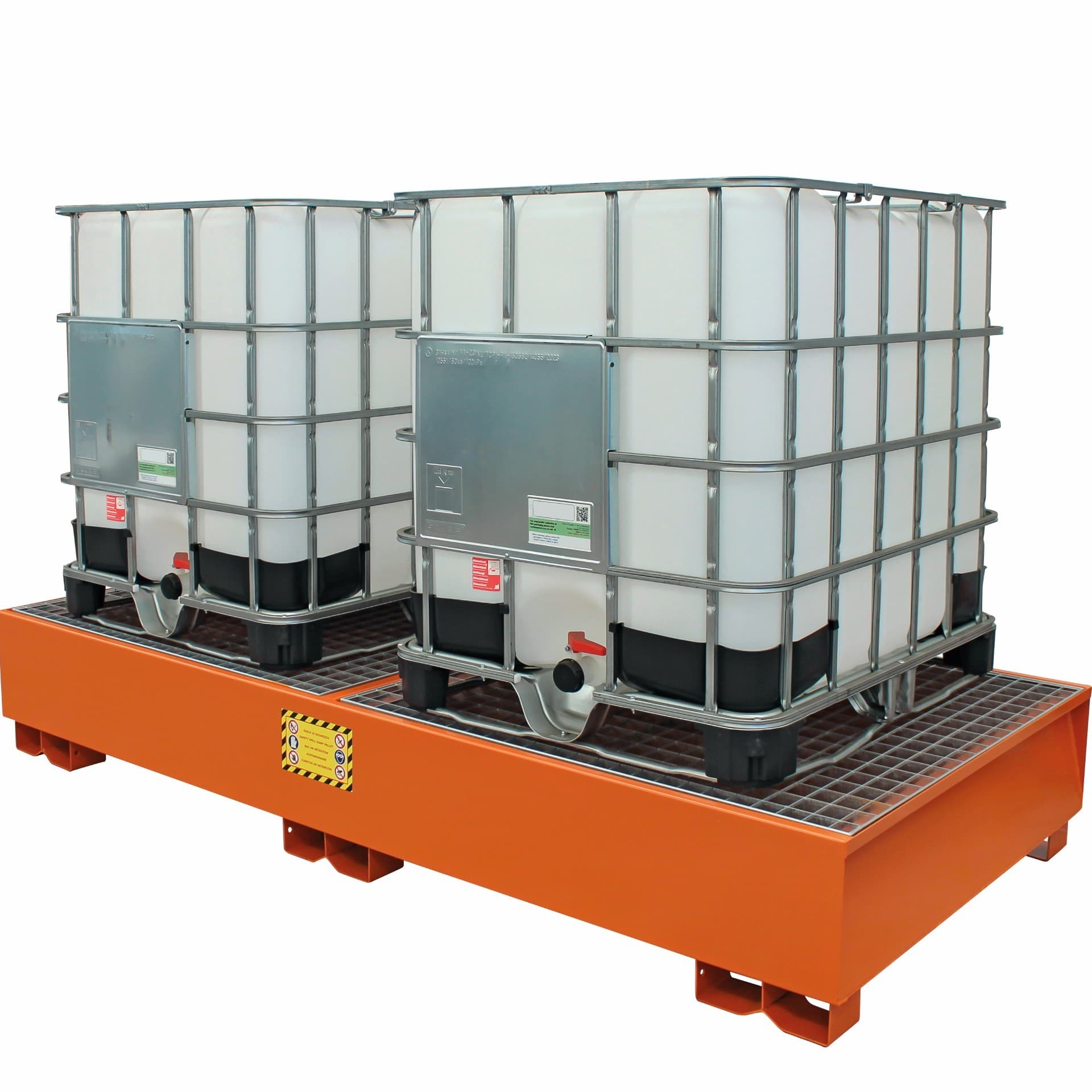 Justrite Double IBC Spill Containment Pallets