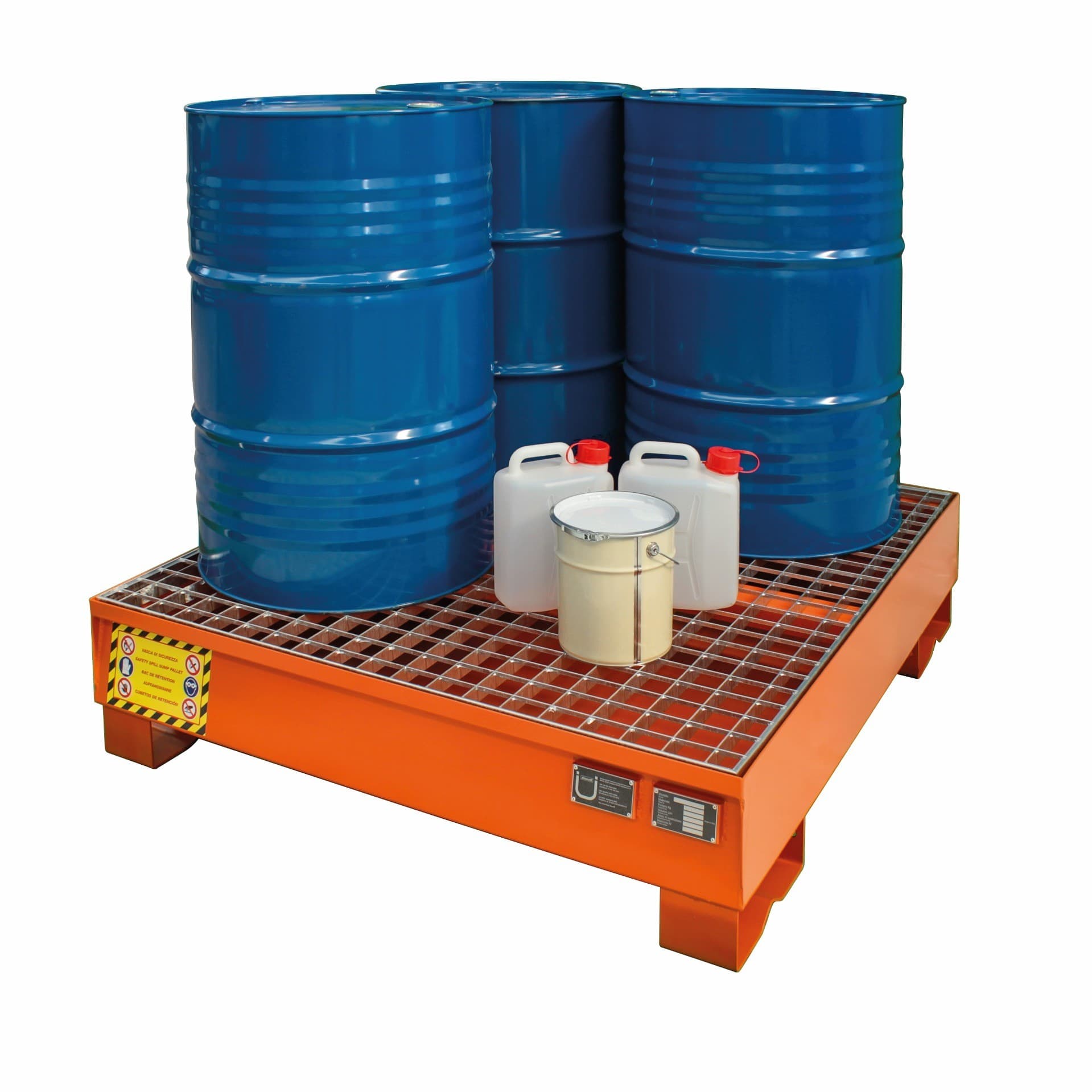Justrite 4 Drum Spill Containment Pallets