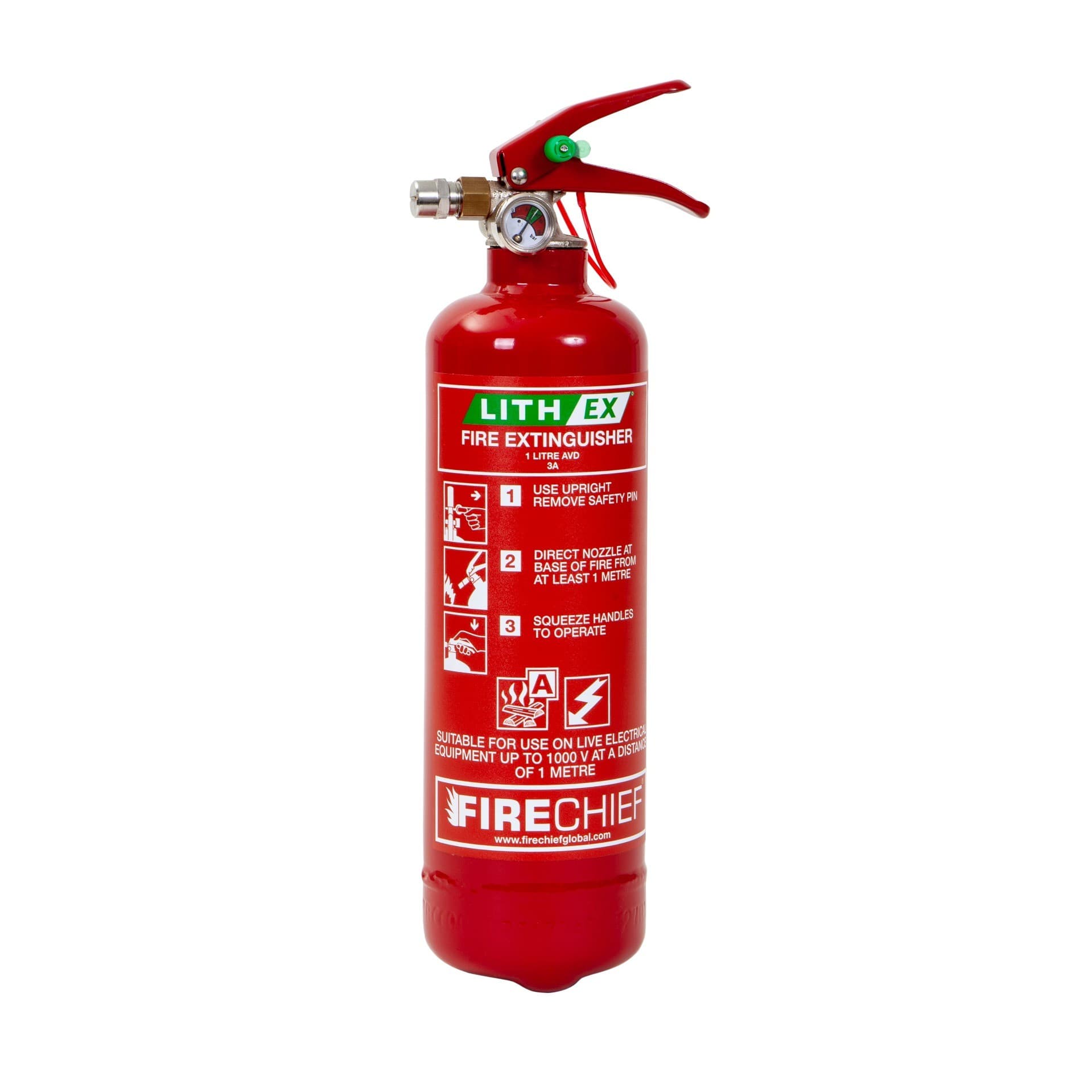 Firechief 1 Litre Lith-Ex Fire Extinguisher | FLE1
