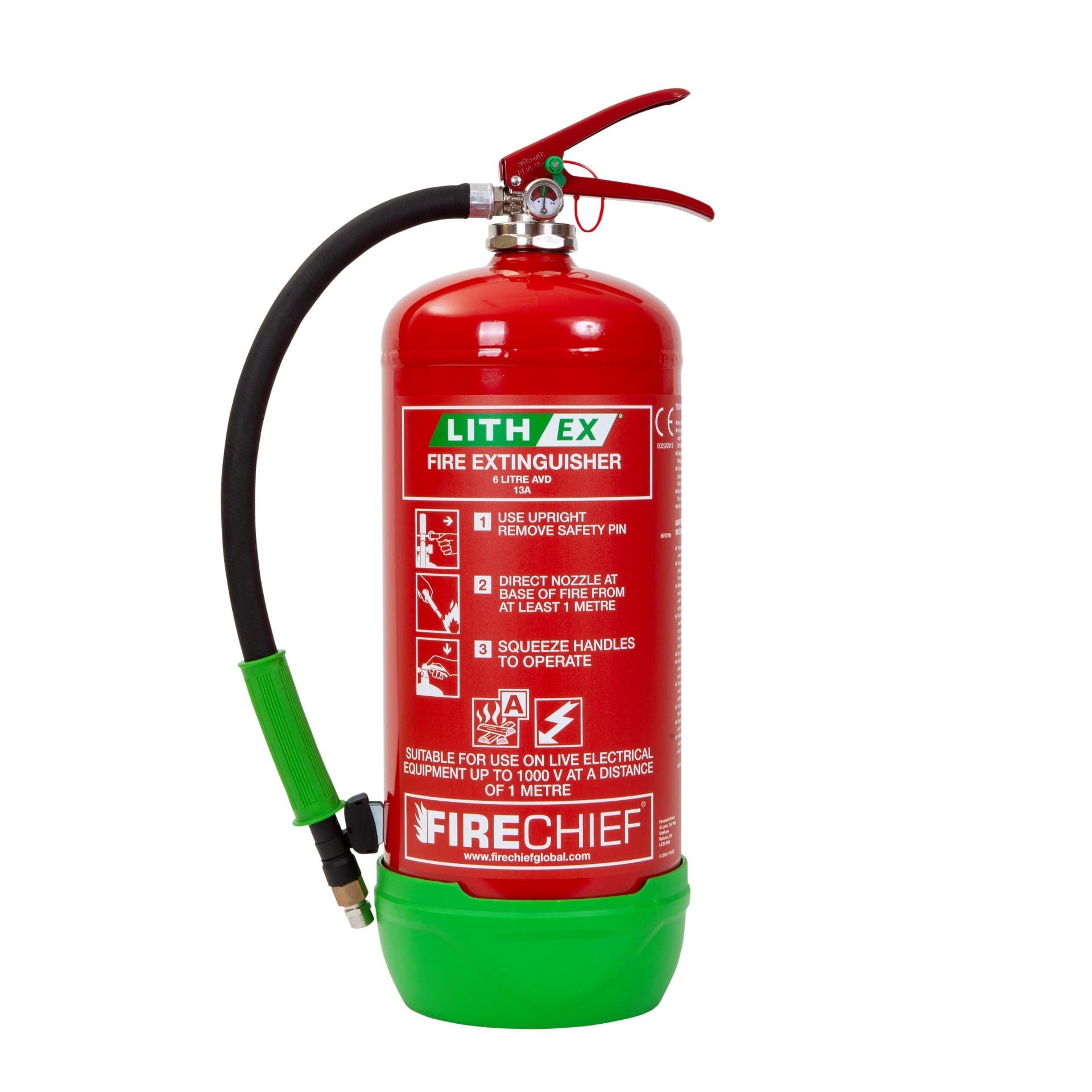 Firechief 6 Litre Lith-Ex Fire Extinguisher | FLE6