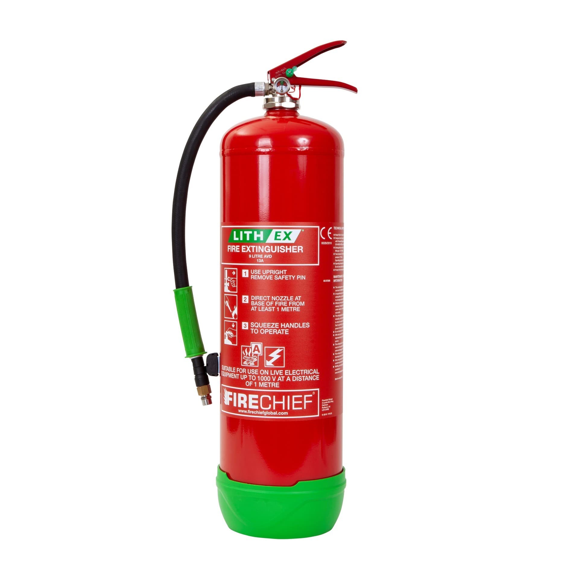 Firechief 9 Litre Lith-Ex Fire Extinguisher | FLE9