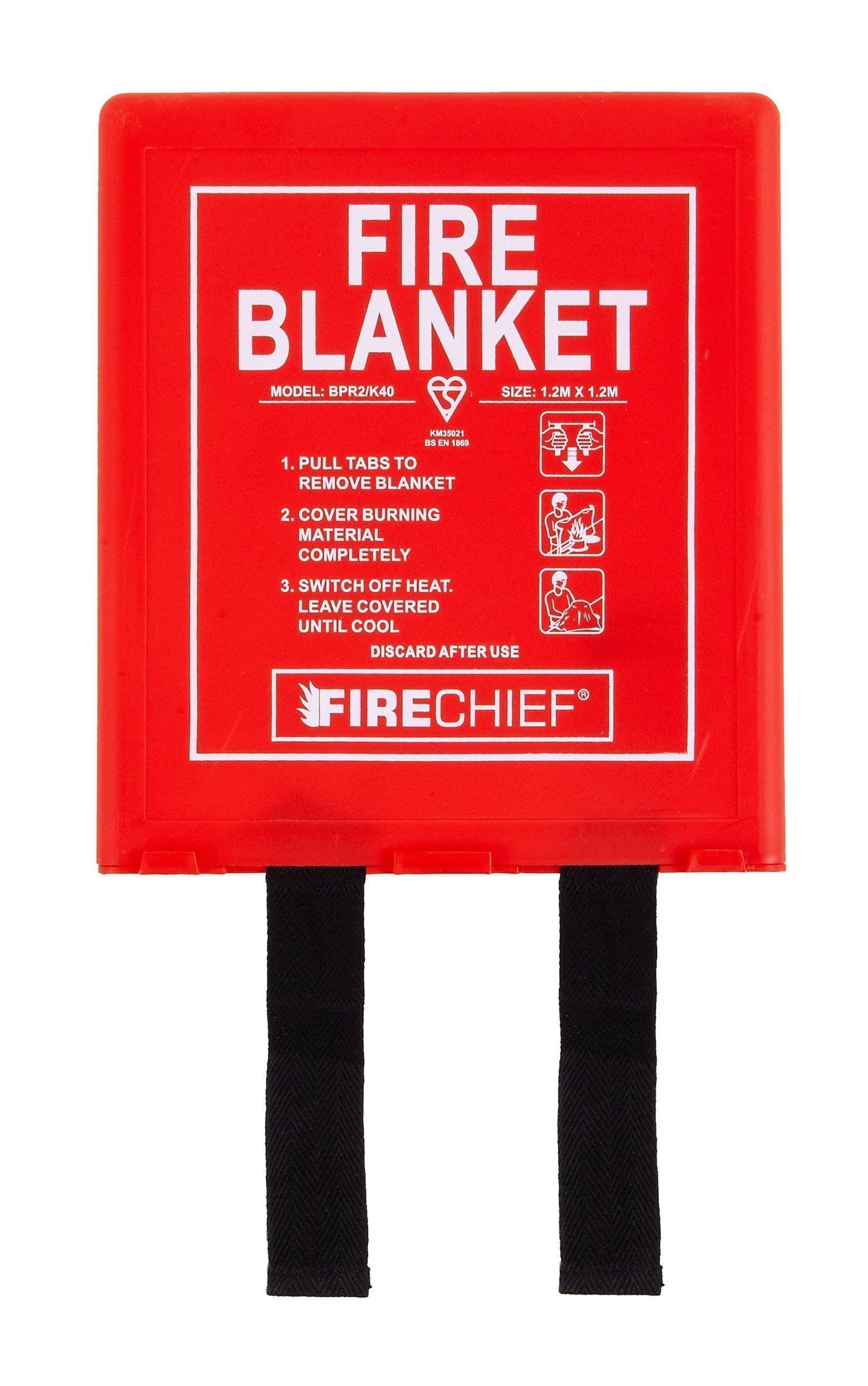 Firechief 1.2m x 1.2m Rigid Case Fire Blankets