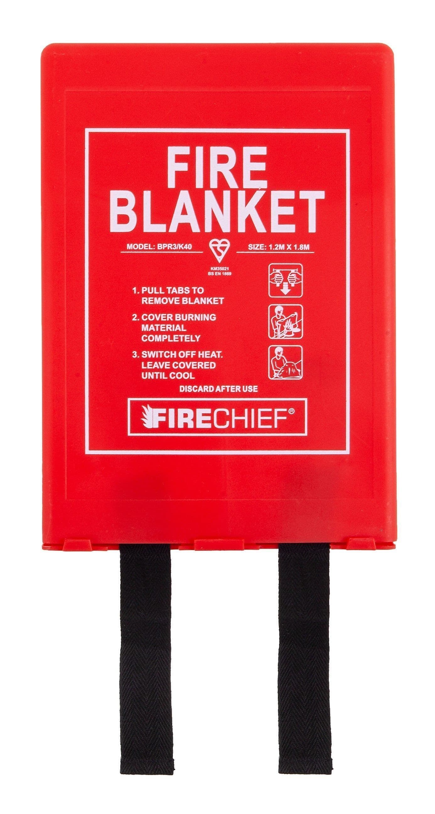 Firechief 1.2m x 1.8m Rigid Case Fire Blankets