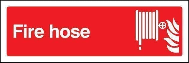 Fire Hose Sign