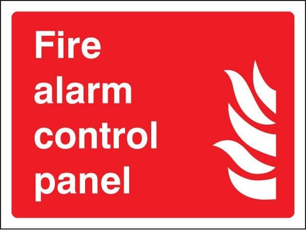 Fire Alarm Control Panel Sign