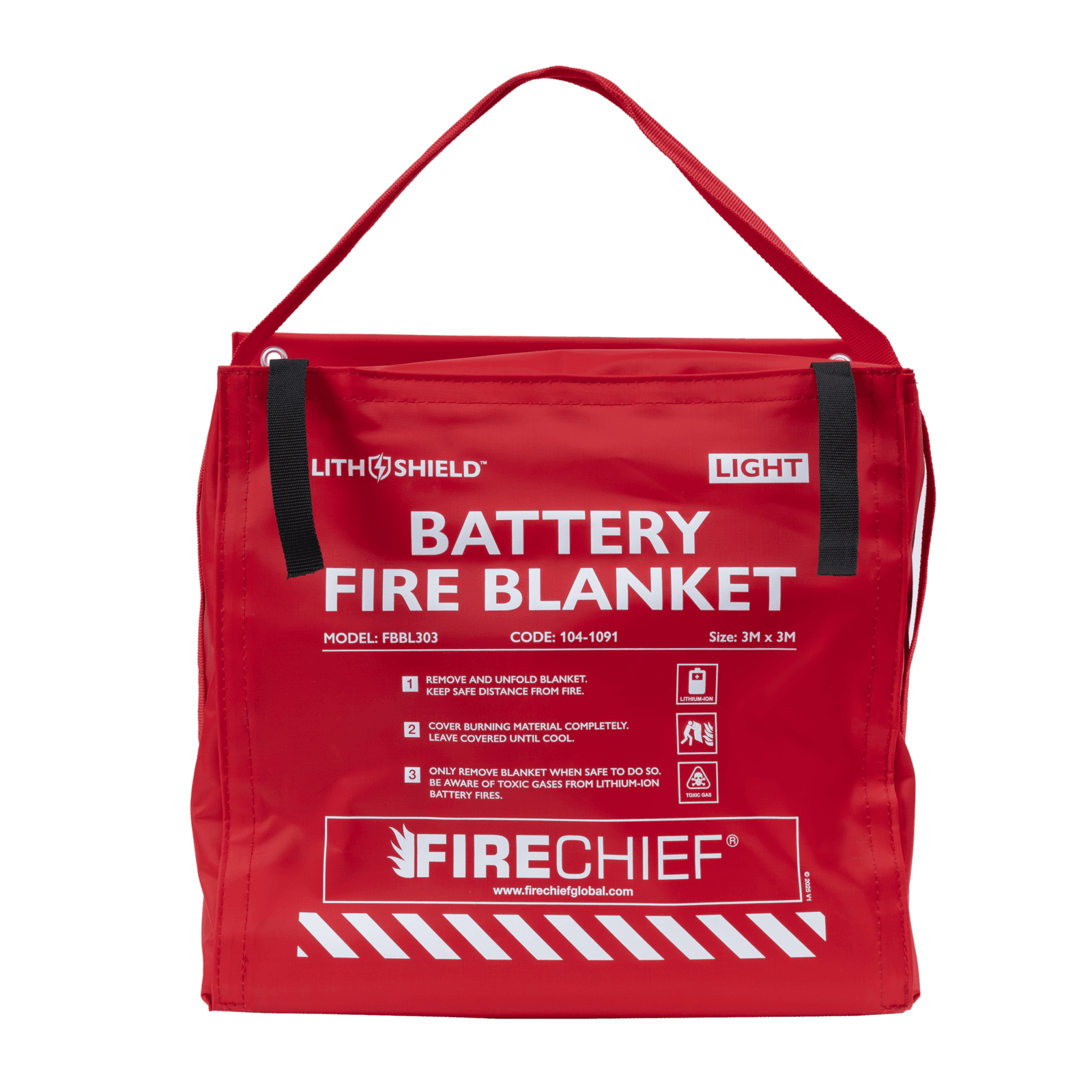 Firechief LithShield Light Battery Fire Blanket 3 x 3m (FBBL303)