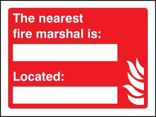 The Nearest Fire Marshal Is Signs