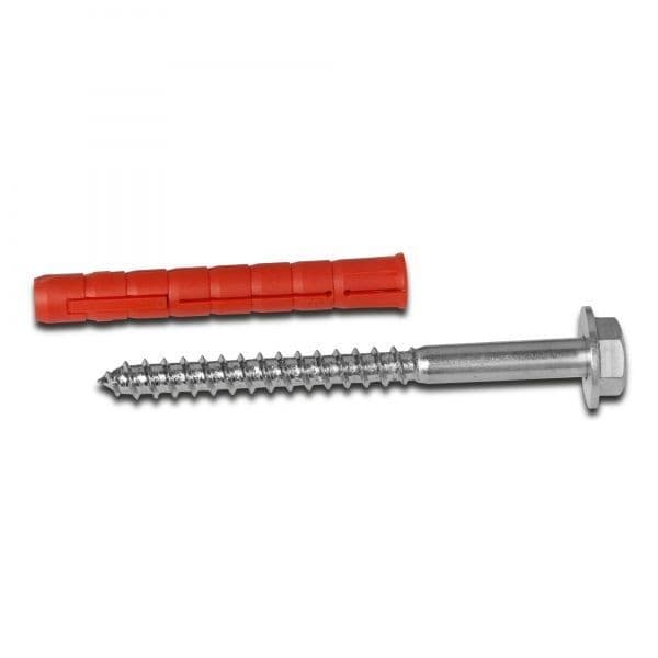 Surface Fixing Rawl Plug Bolts (Pack 4)