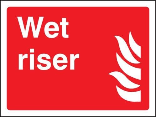 Wet Riser Sign