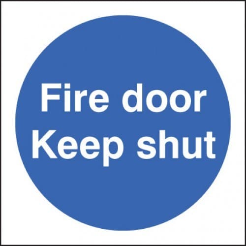 Fire Door Keep Shut Signs