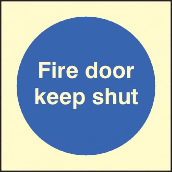 Fire Door Keep Shut Signs