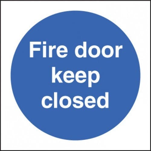 Fire Door Keep Closed Sign