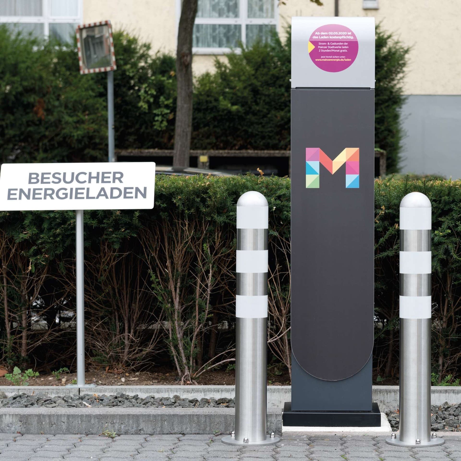 Traffic-Line EV Charging Point Protection Bollards | Stainless Steel