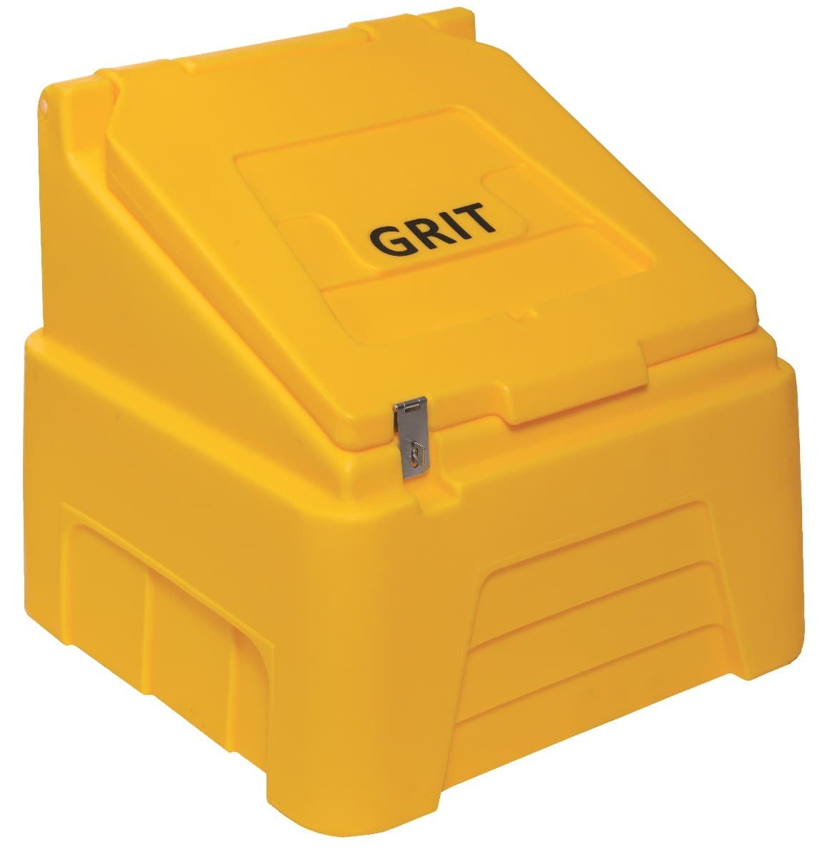 200 Litre Heavy Duty Lockable Grit Bins - Yellow