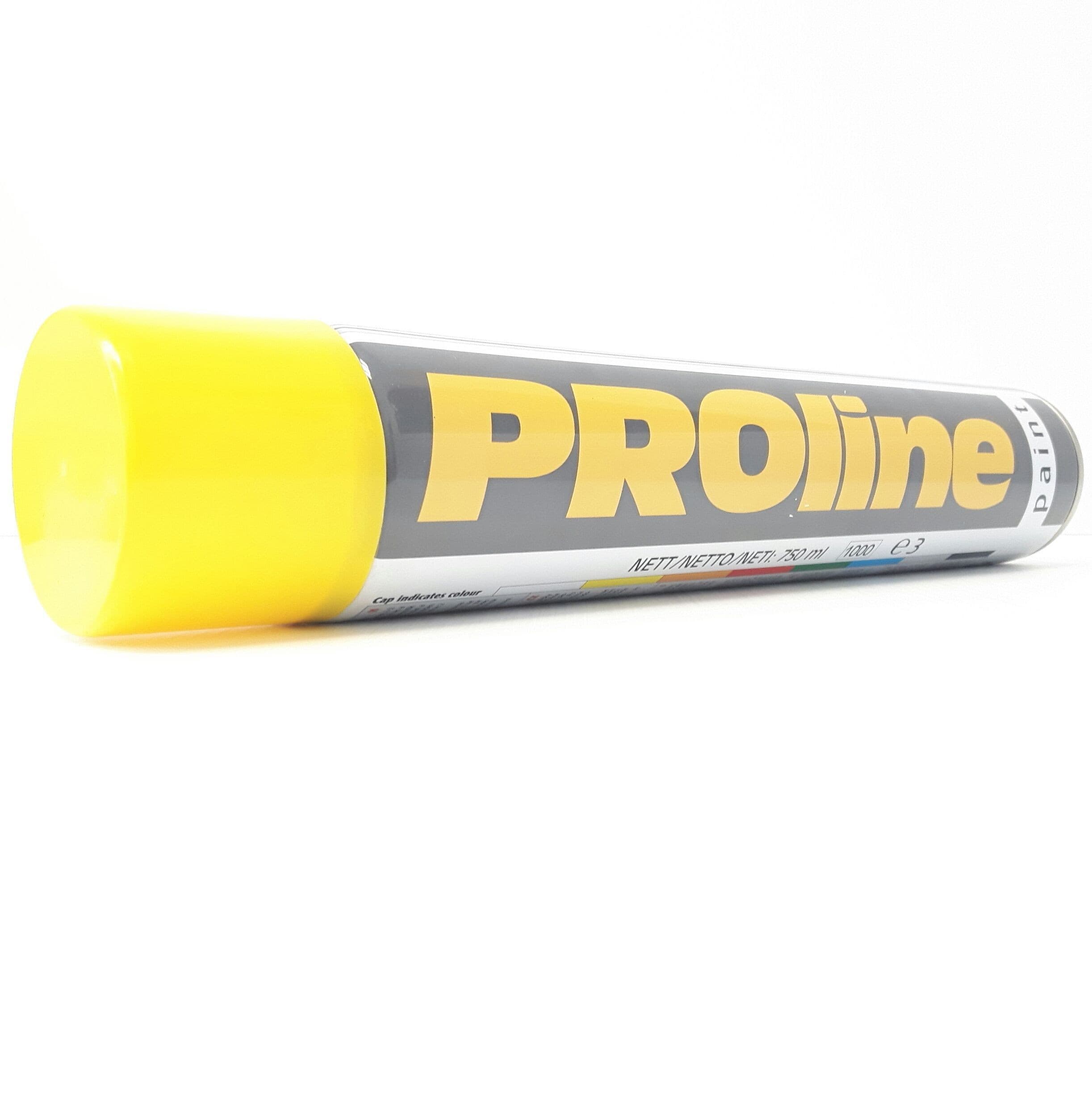 PROline Line Marking Paint 750ml Aerosols - Yellow
