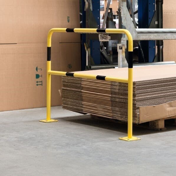 Steel Hoop Pedestrian Safety Barriers - 40mm Diameter