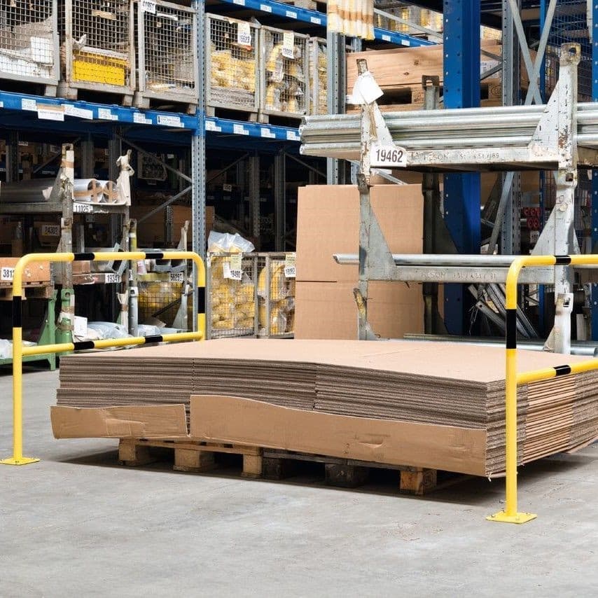 Steel Hoop Pedestrian Safety Barriers - 40mm Diameter