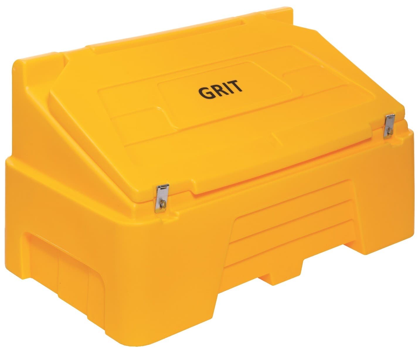 400 Litre Heavy Duty Lockable Grit Bins - Yellow