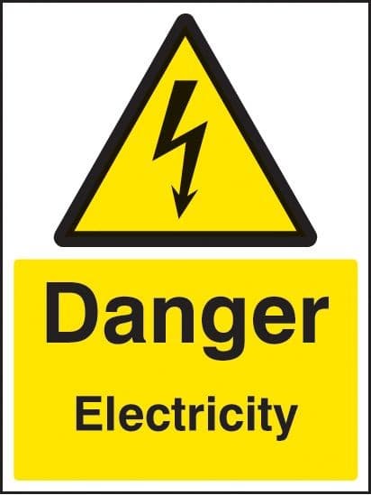 Danger Electricity Safety Signs