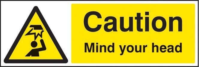 Caution Mind Your Head Safety Signs