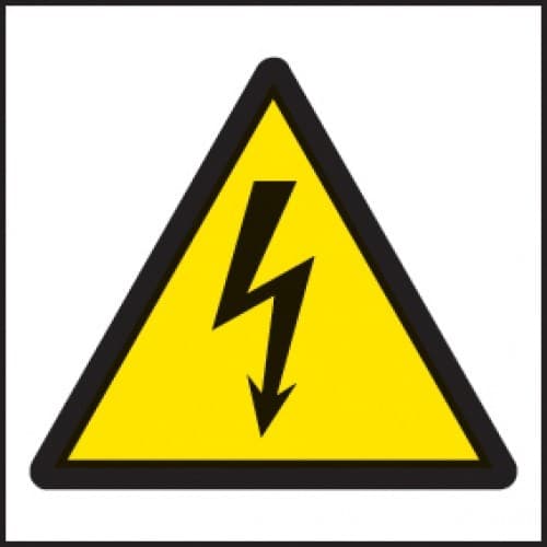 Electricity Symbol Warning Signs