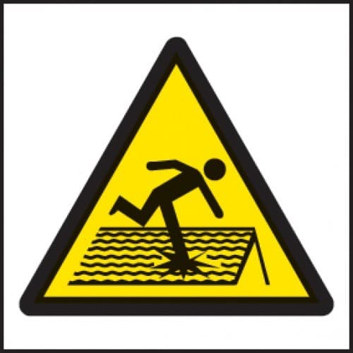 Fragile Roof Symbol Safety Signs