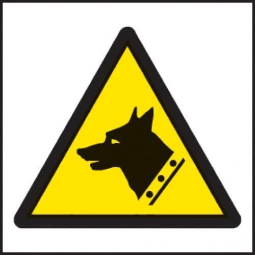 Guard Dog Symbol Safety Signs